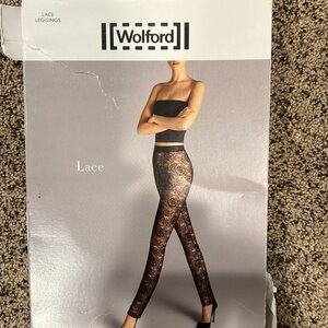 WOLFORD Lace Leggings. Brand New with Tags